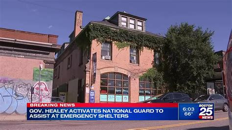 Healey Activates Guard To Help With Shelters
